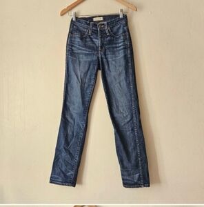 Madewell Slim Straight darkwash Jeans size 24